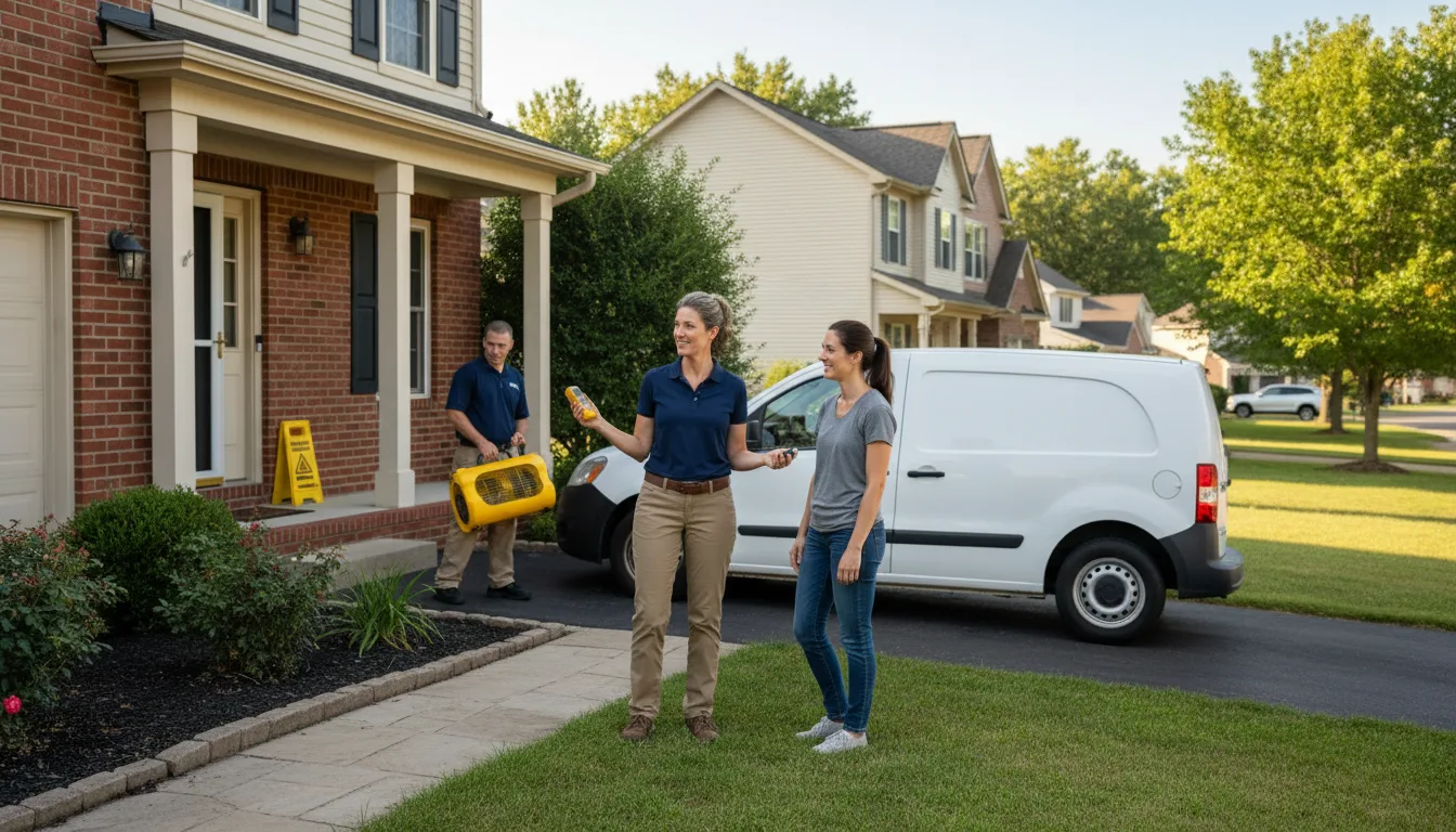 Water restoration image for Home Water Damage Repair in Fort Ashby, WV